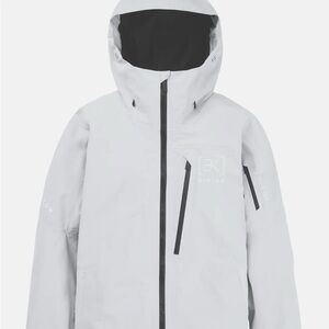 AK Burton Light Gray/Light Blue Men's Ski Jacket